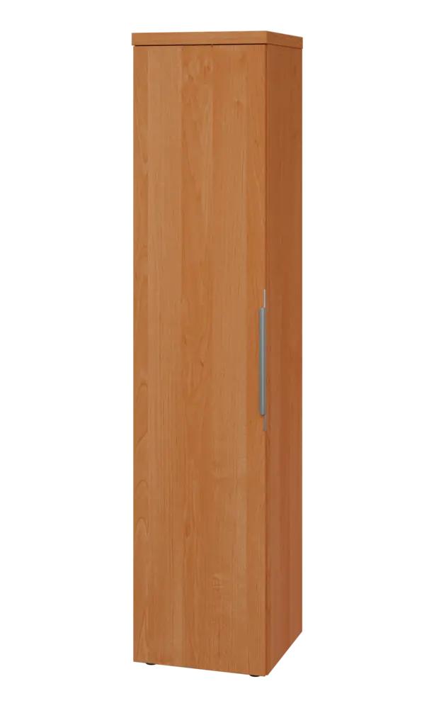 SIN 5 - 4D kancelářská skříň, 1-dveřová, levá, 1820x400x400, olše jantar